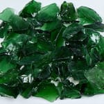 View Dark Green Terrazzo Glass